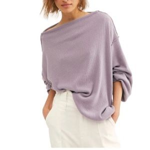 Free People Main Squeeze Hacci Top M